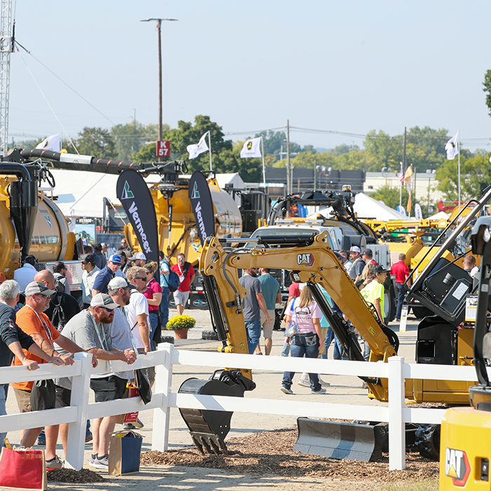 The Utility Expo excavator demo